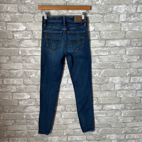 Bundle of Two American Eagle Outfitters Women Sizes 0 Long/Regular Jegging Jeans - Picture 4 of 16